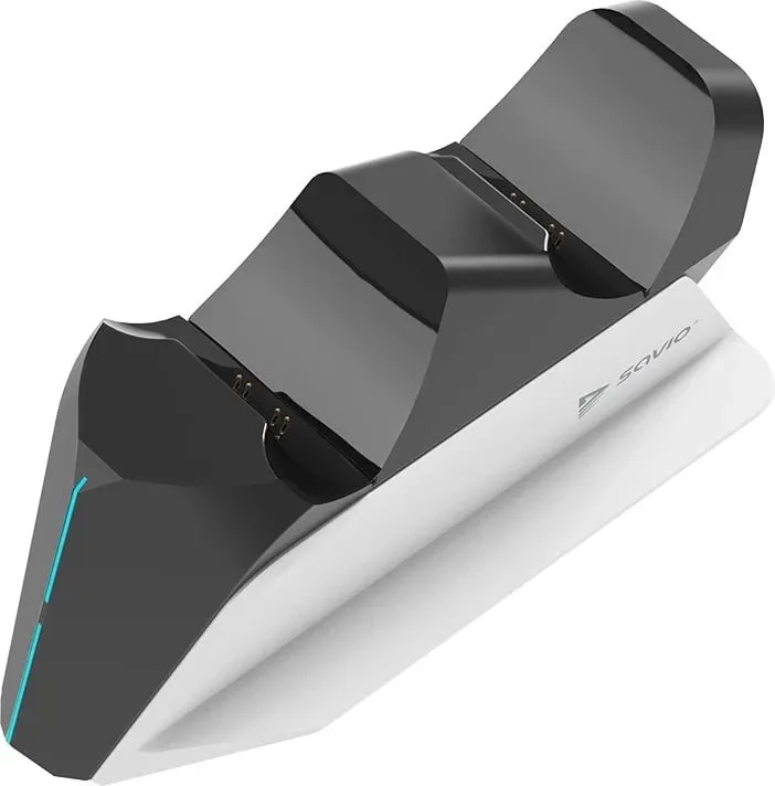 Stacion dyfishe ngarkimi për PS5 pads, SAVIO GCS-01, USB, e zezë - 1