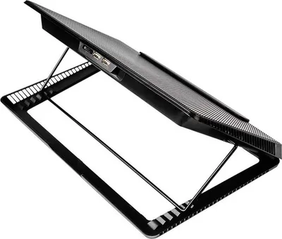 Bazë ftohëse për laptop Savio COS-01, 17.3", 6 ventilatorë LED, e zezë - 3
