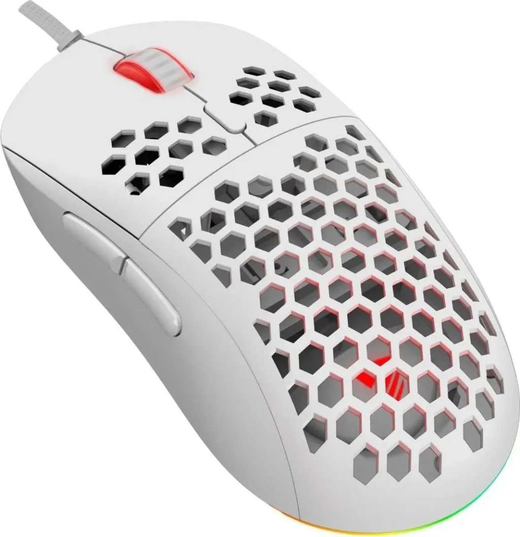 Maus gaming Savio Hex-R, RGB, i bardhë - 2