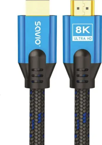 Kabllo HDMI Savio V2.1, 5m, 8K, blu