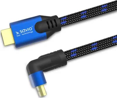Kabllo Savio (SAVIO CL-148), HDMI - HDMI, 3m, e kaltër Blu - 1