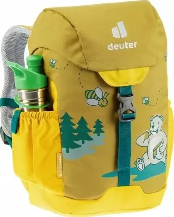 Çantë shpine Deuter Schmusebar për fëmijë, e verdhë