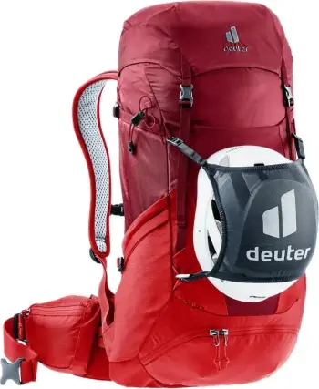 Çantë shpine Deuter Futura PRO 36 për hiking, e kuqe