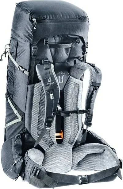 Çantë shpine Deuter Aircontact Pro 75+10, e zezë - 5