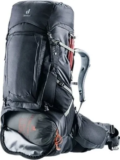 Çantë shpine Deuter Aircontact Pro 75+10, e zezë - 9