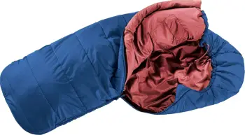 Thes gjumi Deuter Starlight për fëmijë, 130-170 cm, nightblue/redwood