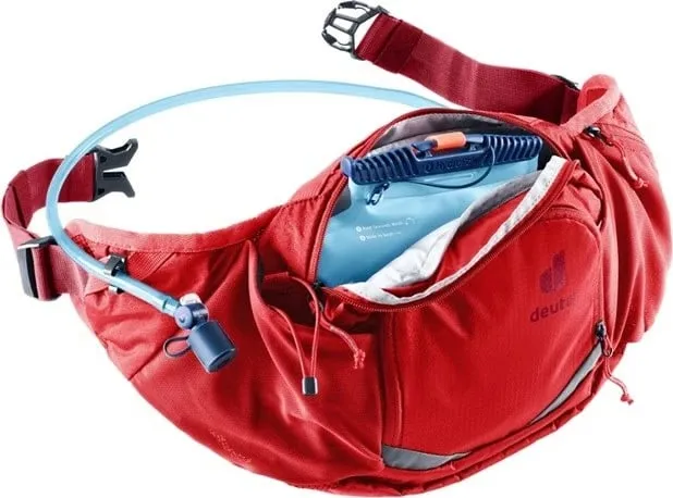 Çantë beli Deuter Pulse 5L, e kuqe - 3