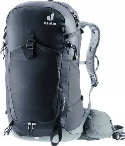 Çantë shpine për hiking, Deuter Trail Pro 33, e zezë - 2