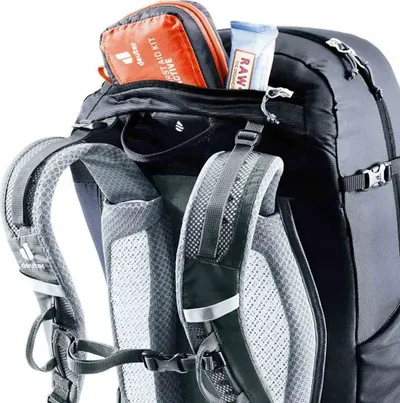 Çantë shpine për hiking, Deuter Trail Pro 33, e zezë - 8