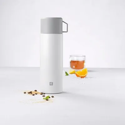 Termos me Filter Çaji Zwilling Thermo, 420 ml, çelik inox, e bardhë-hiri - 1