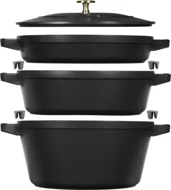 Staub La Cocotte 4.2 L Round Cast iron Casserole baking dish