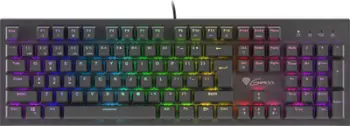 Tastierë për lojëra Genesis Thor 300 RGB, Outemu Brown, e zezë