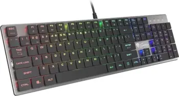 Tastierë lojërash Genesis Thor 420, Slim Content Blue, RGB, e zezë