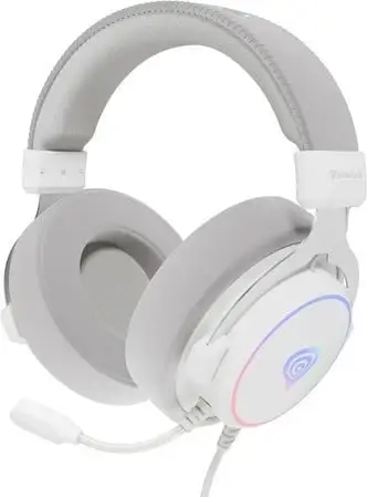 Kufje Genesis Neon 764, USB, të bardha