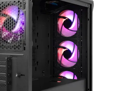 Kasë Genesis IRID 503 ARGB MICRO, Micro Tower, e zezë - 5