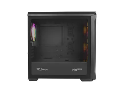 Kasë Genesis IRID 503 ARGB MICRO, Micro Tower, e zezë - 6