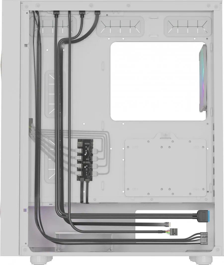 Kasë për PC Genesis DIAXID 605 ARGB, e bardhë - 16