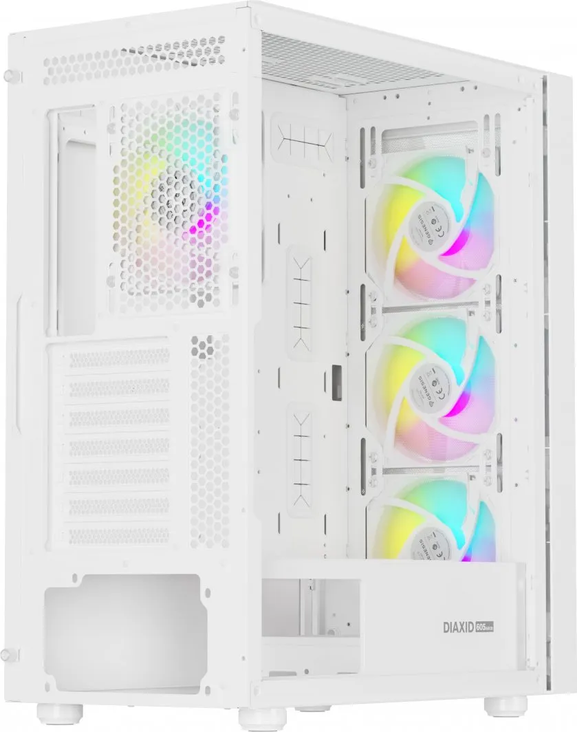 Kasë për PC Genesis DIAXID 605 ARGB, e bardhë - 18