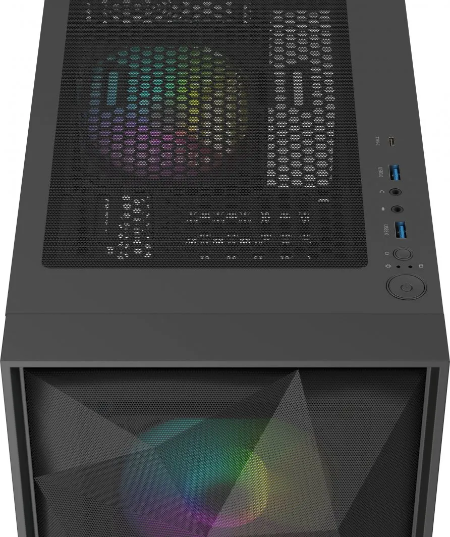 Kasë Genesis Diaxid 605 ARGB, e zezë, Midi Tower - 11