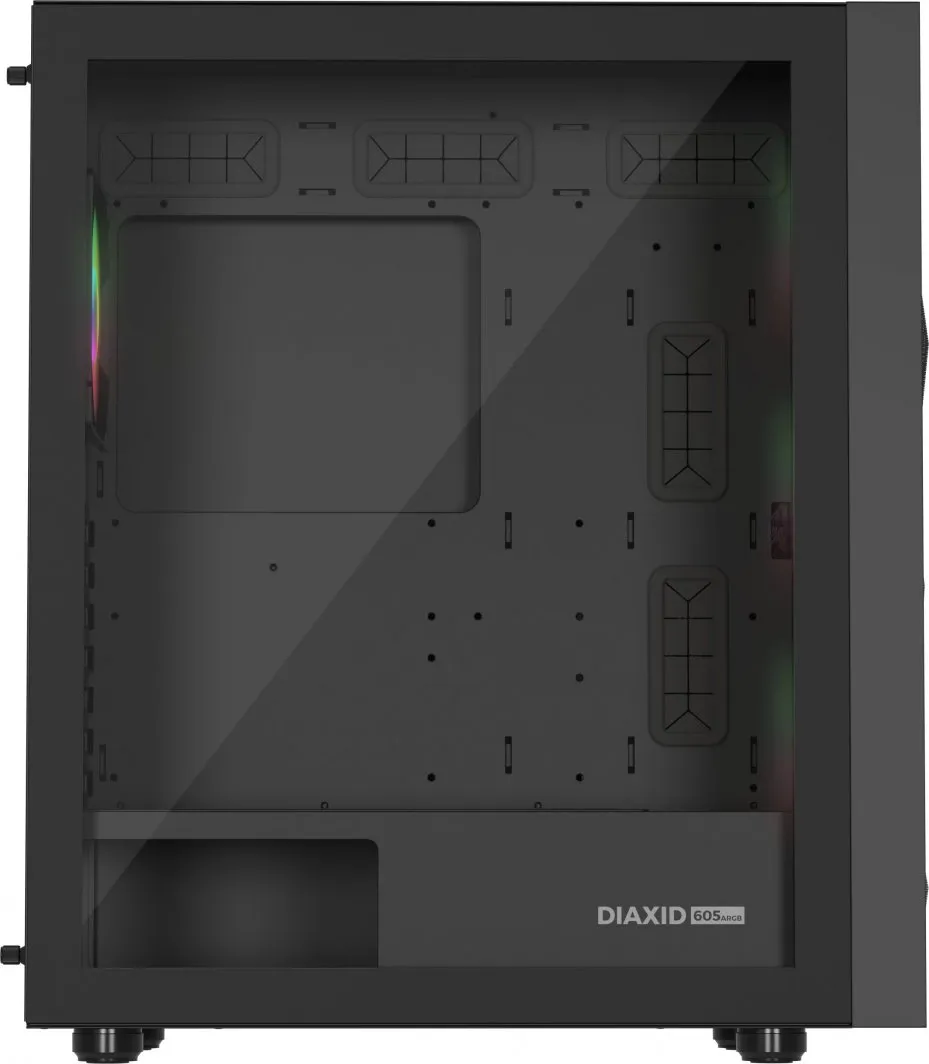 Kasë Genesis Diaxid 605 ARGB, e zezë, Midi Tower - 13