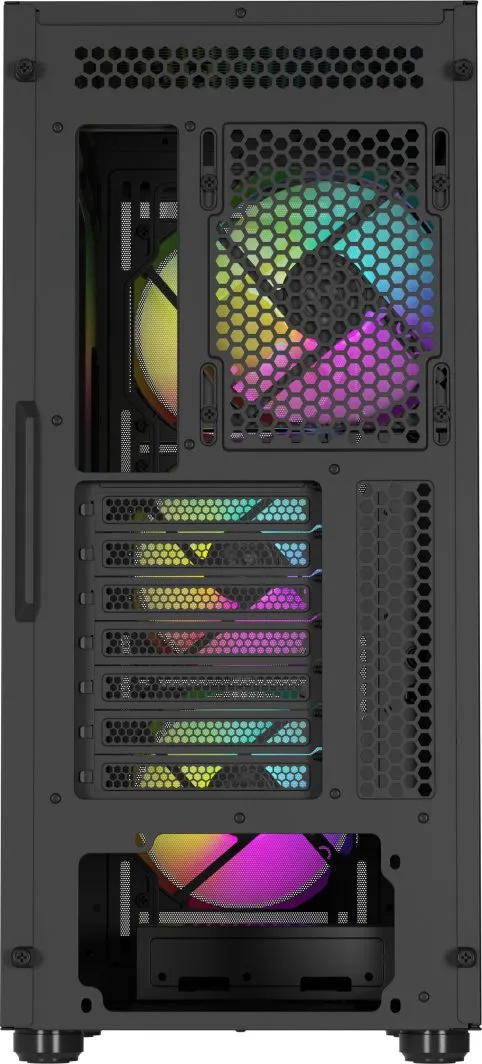 Kasë Genesis Diaxid 605 ARGB, e zezë, Midi Tower - 19