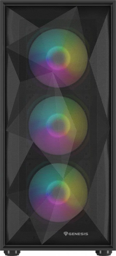 Kasë Genesis Diaxid 605 ARGB, e zezë, Midi Tower - 7