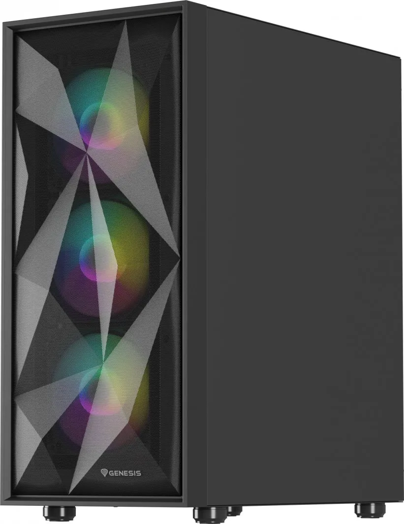 Kasë Genesis Diaxid 605 ARGB, e zezë, Midi Tower - 8