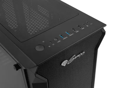 Kasë për PC Genesis IRID 505, e zezë - 11