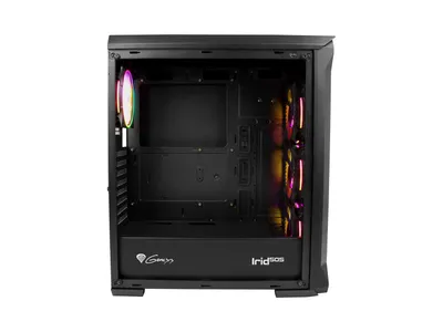 Kasë për PC Genesis IRID 505, e zezë - 7