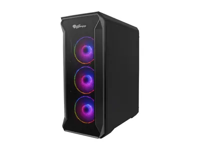 Kasë për PC Genesis IRID 505, e zezë - 8