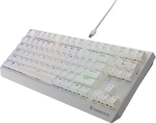 Tastierë Genesis Thor 230 TKL RGB Outemu Brown, e bardhë - 11