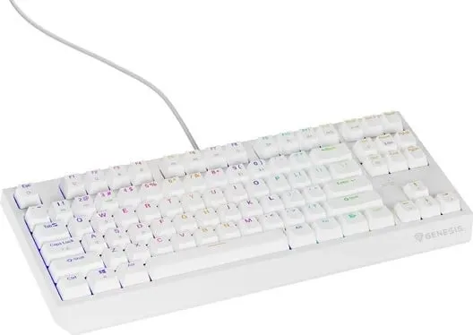 Tastierë Genesis Thor 230 TKL RGB Outemu Brown, e bardhë - 4