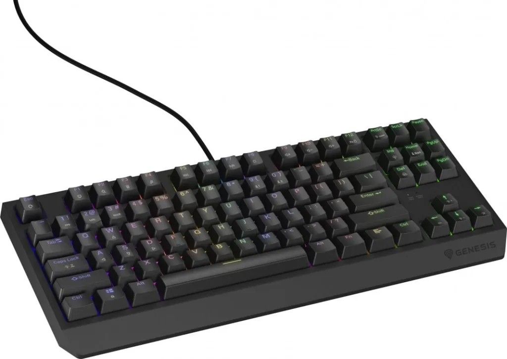 Tastierë Genesis Thor 230 TKL Outemu Brown, e zezë - 2