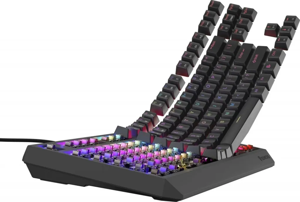 Tastierë Genesis Thor 230 TKL Outemu Brown, e zezë - 4