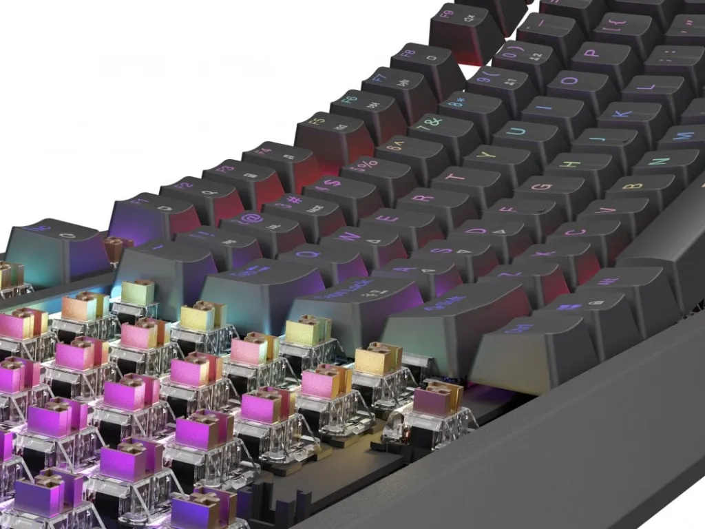 Tastierë Genesis Thor 230 TKL Outemu Brown, e zezë - 5