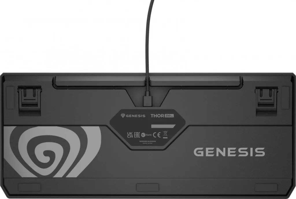 Tastierë Genesis Thor 230 TKL Outemu Brown, e zezë - 8