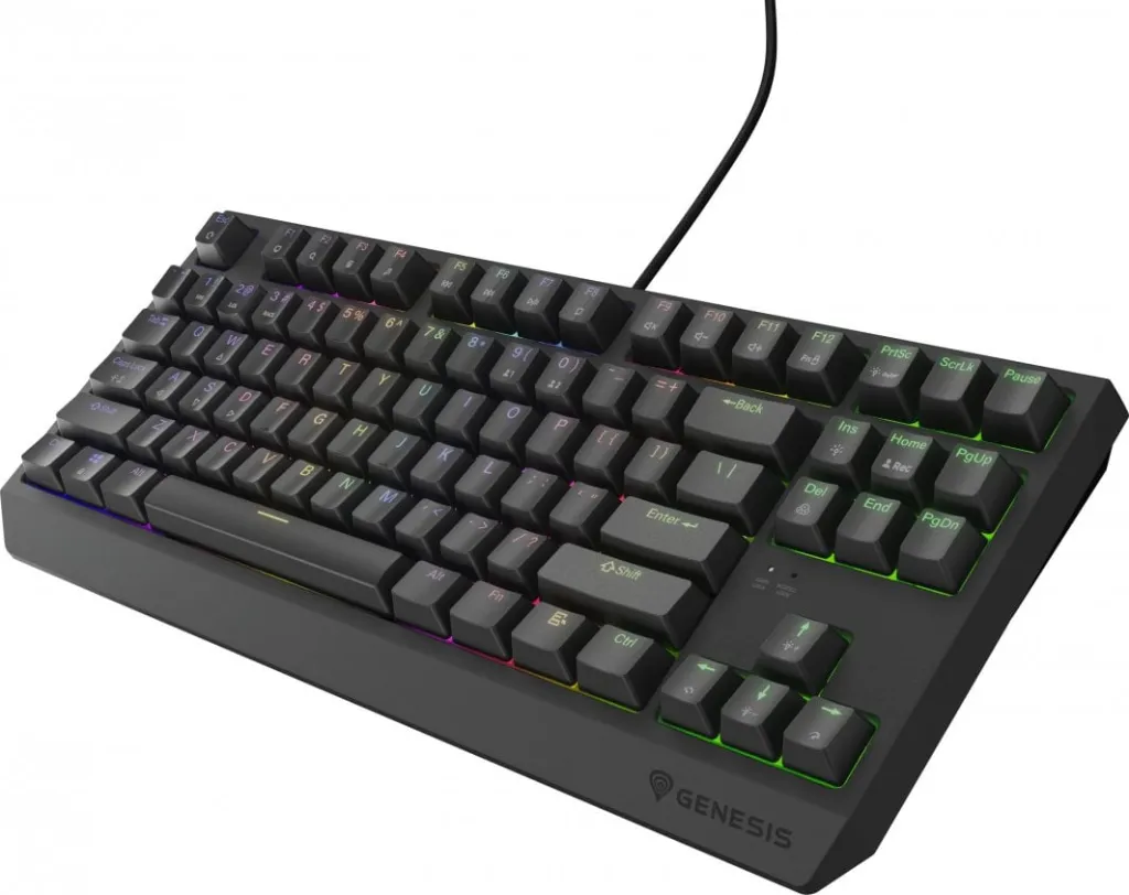 Tastierë Genesis Thor 230 TKL Outemu Brown, e zezë - 10