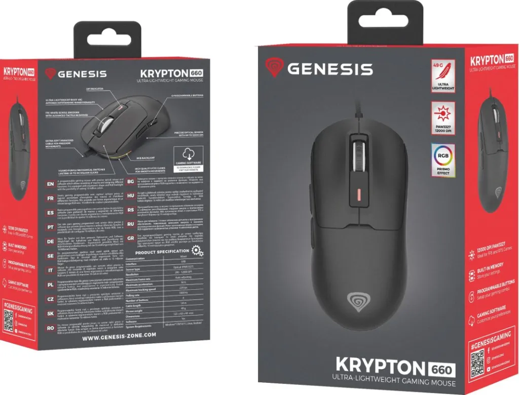 Maus Genesis Krypton 660 (NMG-2189), i zi - 13