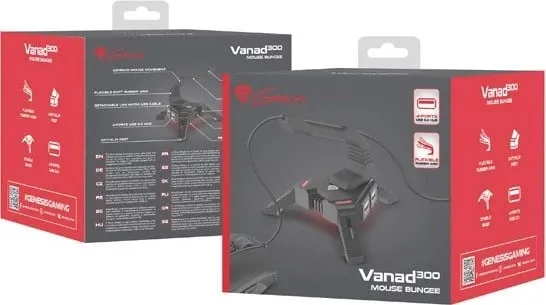 Mbajtëse Genesis Vanad 300, USB Hub, për kabllo të mausit - 6