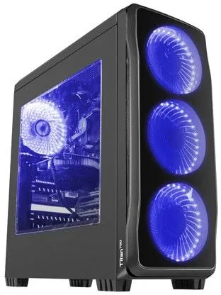 Kasë Genesis Titan 750 (NPC-1126), e zezë - 1