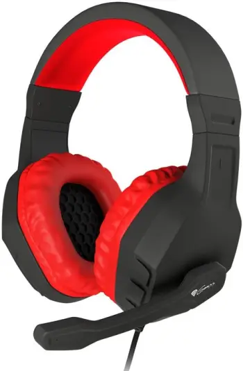 Kufje Genesis Argon 200, mikrofon, zi/kuqe