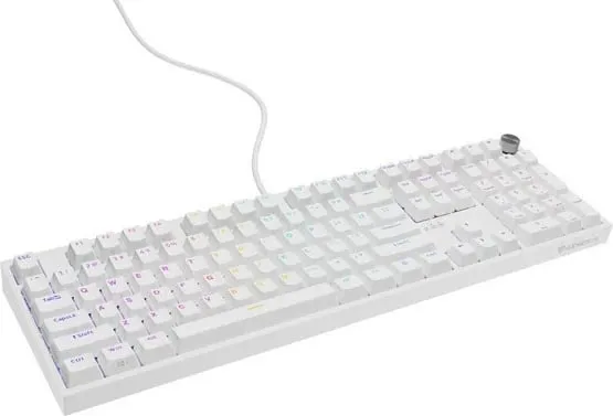 Tastierë mekanike Genesis Thor 404, Outemu Peach Silent, RGB, full-size, e bardhë - 2