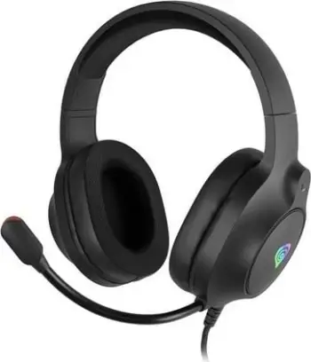 Kufje gaming Genesis Neon 213 RGB, me mikrofon, me kabllo, të zeza