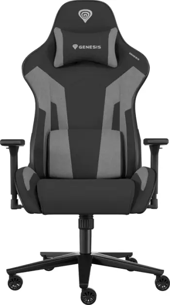 Karrige gaming Genesis Nitro 720, pëlhurë frymëmarrëse, mbështetje ergonomike, zi gri