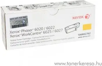 Toner Xerox 106R02762, i verdhë