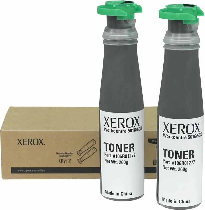 Toner Xerox WorkCentre 5016/5020, 2x106R01277, i zi, 2-pack - 1