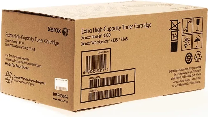 Toner Xerox 106R03624, 15000 faqe, XXL, e zezë - 1
