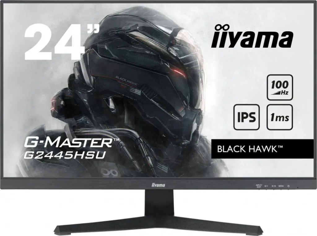 Monitor iiyama G-Master G2445HSU-B1 Black Hawk, 24", Full HD, i zi - 1