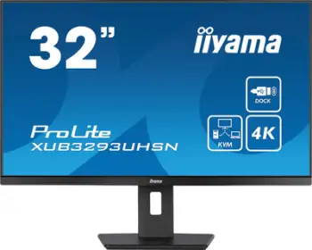 Monitor iiyama ProLite XUB3293UHSN-B5, 31.5", 3840 x 2160, i zi