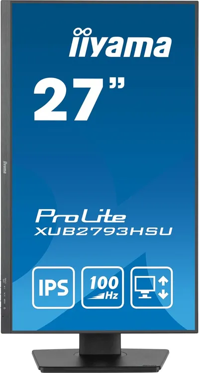 Monitor iiyama ProLite computer, 27", 1920 x 1080, 100 Hz, i zi - 2